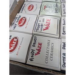 Collection of boxed Wade figures, including Betty Boop, Cinderella, Fairy Godmother, etc