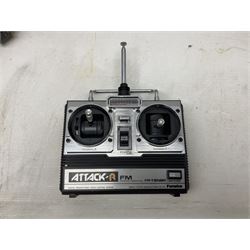 Roundhouse G scale, gauge 1 0-6-0, live steam tank locomotive ‘Lady Anne’, in crimson, black and brass livery, unboxed, together with a Futaba digital proportional radio control system