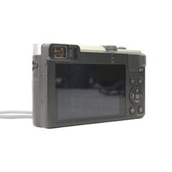 Two Panasonic Lumix compact digital cameras, comprising DMC-TZ35 with Leica DC Vario-Elmar 1:3.3-6.4/4.3-86 ASPH lens serial no. FA3GA005971 and a DMC-TZ70 with Leica DC Vario-Elmar 1:3.3-6.4/4.3-129 ASPH lens serial no. WP5DA002555, both in Lowepro cases 