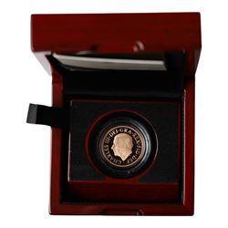 King Charles III 2024 gold proof full sovereign coin, cased and boxed with certificate
