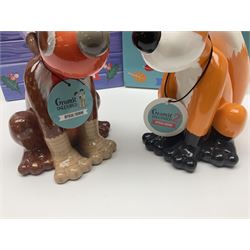 Wallace & Gromit - Gromit Unleashed: two Aardman Animations The Grand Appeal 'Gromit Unleashed' figures comprising Cubby and Rockin' Robin, both with boxes