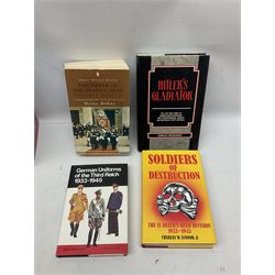 Twenty-six books of WW2 German interest with particular emphasis on the 'SS', including Charles Sydnor: Soldiers of Destruction; G.S. Graber: History of the 'SS'; Bruce Quarrie: Hitler's Samurai; David Cesarini: Eichmann - His Life and Crimes; collector's reference books etc (26)