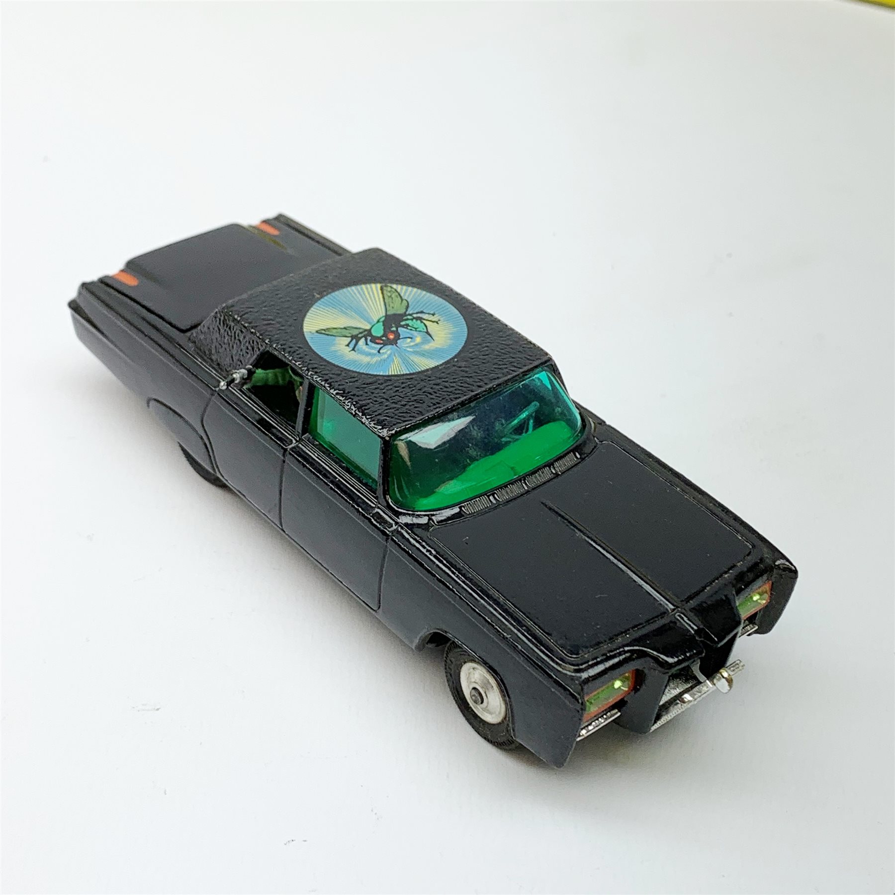 Corgi - Green Hornet Black Beauty Crime Fighting Car No.268, boxed with inner pictorial stand, three spinners and three missiles
