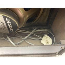 Yamaha JX30 guitar amplifier in brown case, serial no.14481; L47cm