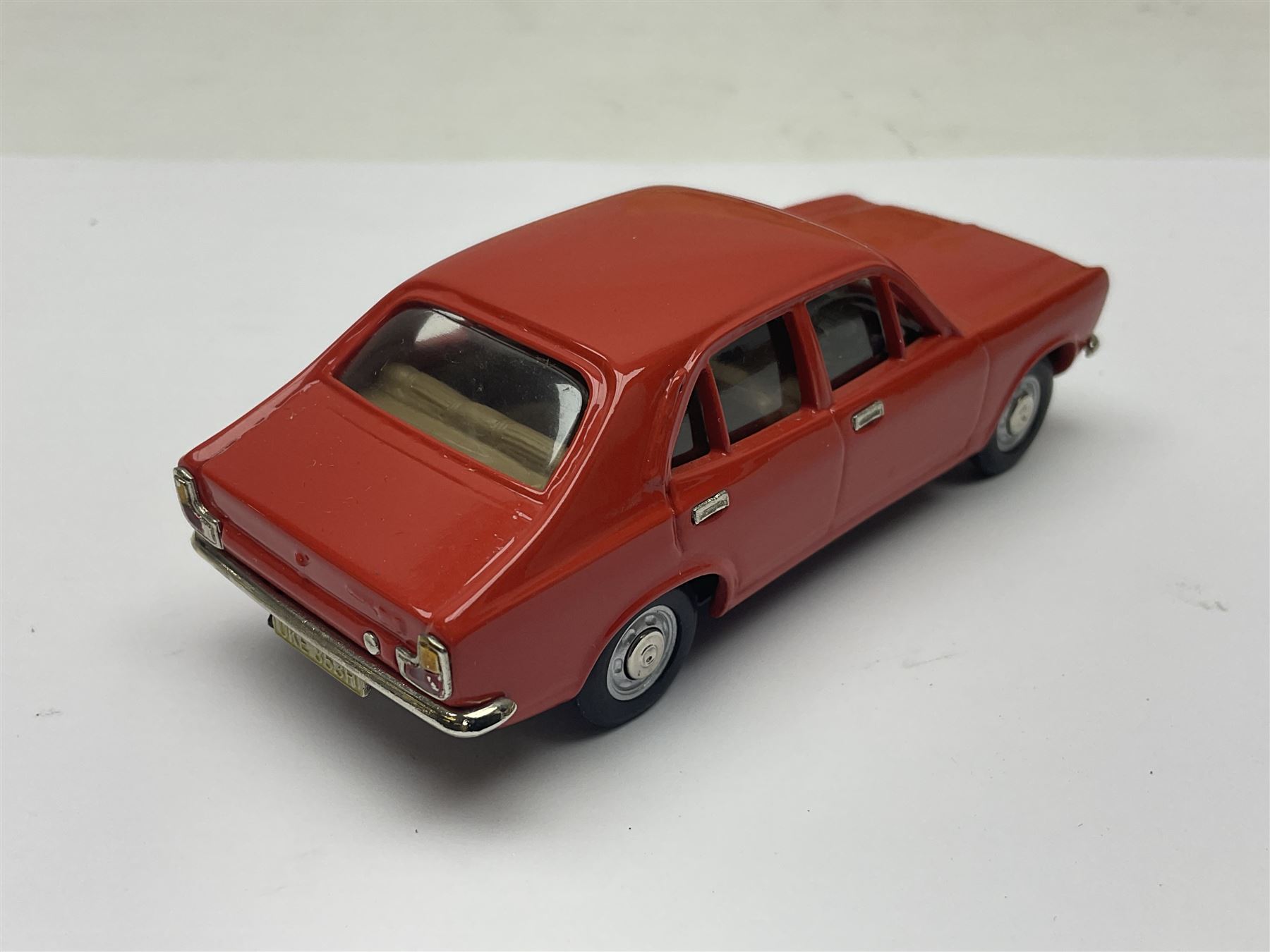 Three Lansdowne Models 1:43 scale models - 1965 Humber Sceptre MkII Four Door Saloon; 1970 Hillman Avenger 4-Door De Luxe (Firebrand Red); and 1945 Sunbeam Talbot Ten (Gunmetal Grey); all boxed (3)