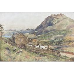 John Dobby Walker (British 1863-1925): Lake District Scene, watercolour signed and titled 18cm x 27cm