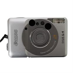 Six Canon compact digital cameras, comprising Ixus L-1, Ixus 850 IS, Ixus Z90, Ixus 960 IS, Powershot A1200 and Powershot A540, three with boxes