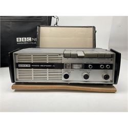 Uher 4100 Report-V professional tape recorder, with case, together with Uher 4000 Report professional tape recorder 