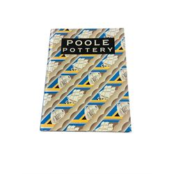 Poole Pottery, floral pattern, charger, together with Poole Pottery book, vases, dishes plates etc