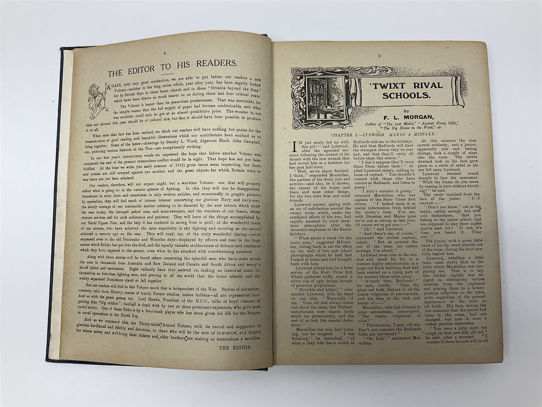 Young England An Illustrated Annual 1918; three children's books by Joanna Lloyd; Pettman Grace: Missing The Tide. 1949; and five other children's books; some with dustjackets (10)