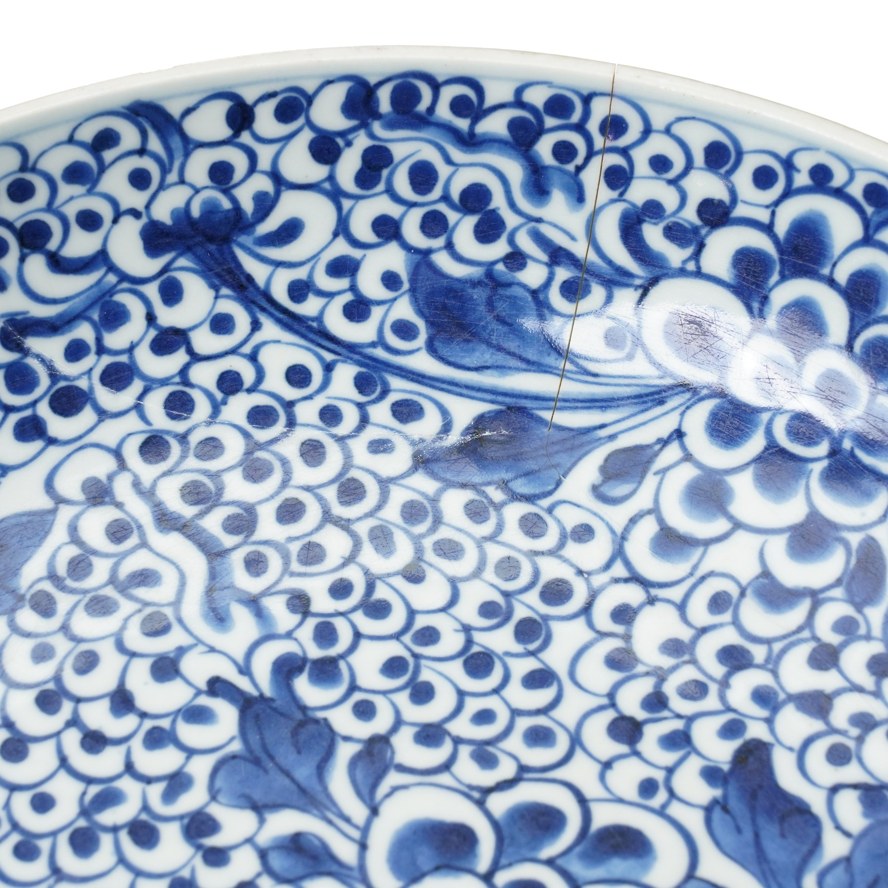 Collection of Chinese ceramics, including a famille rose vase, with apocryphal Qianlong marks to base, 18th century blue and white plate, two blue and white cups, Kangxi bowl (a/f), and others (10)
