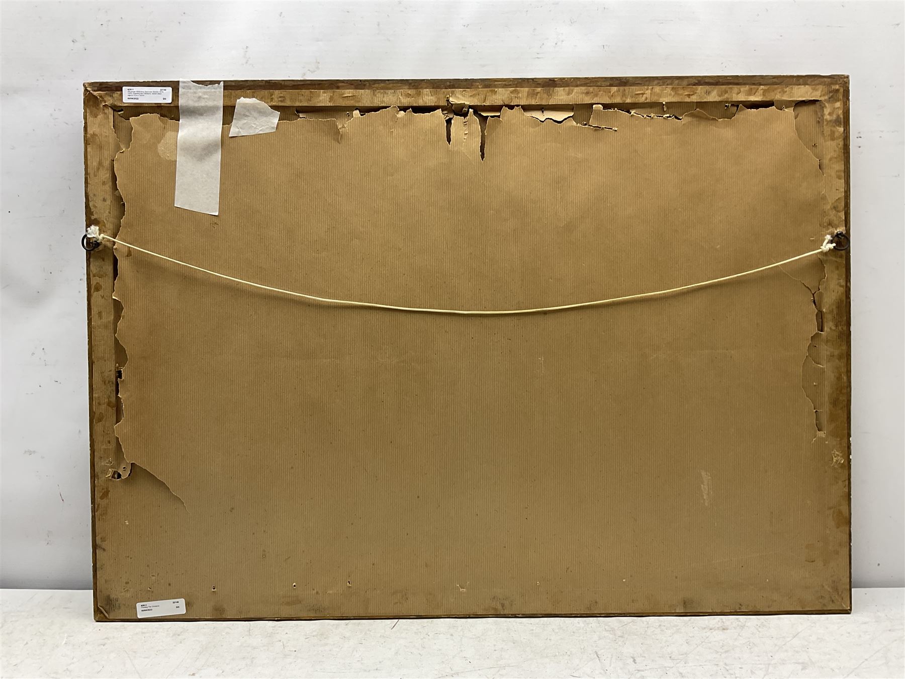 Alexander Molyneux Stannard (British 1878-1975): Feeding the Chickens, watercolour signed 37cm x 62cm