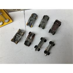 Dinky - Supertoys 20-Ton Lorry mounted Crane 'Coles' No.972; boxed; French made Miniature Road Sign Set No.41; boxed; and seven unboxed small die-cast models (9)