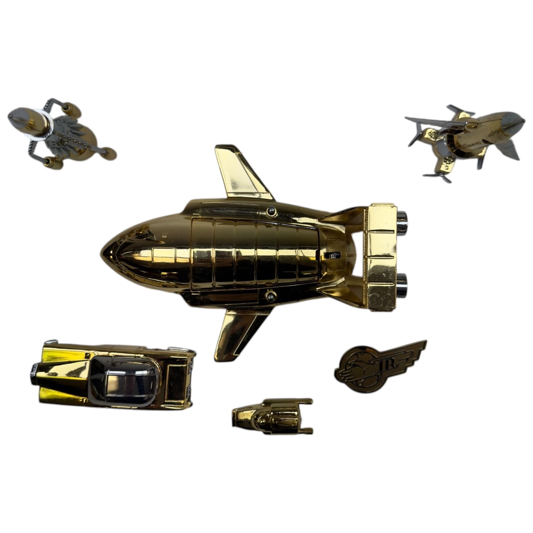 Thunderbirds 1995 Gold Plated 'Thunderbirds Are Go' collector's