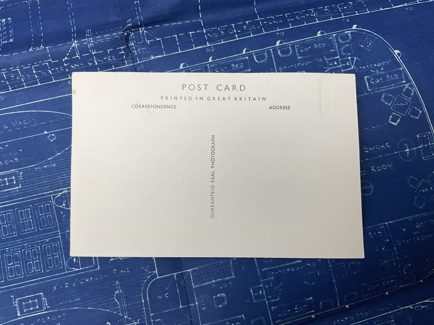 Blue print for the Ellerman's Wilson Line Ltd steam ship 'Carlo', entitled General Arrangement As Fitted' scale 1/8