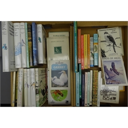  Ornithology - a collecton of works including ten Where to Watch Birds, Rare Birds in Britain and other boks published by Poyser, etc, 42vols approx  