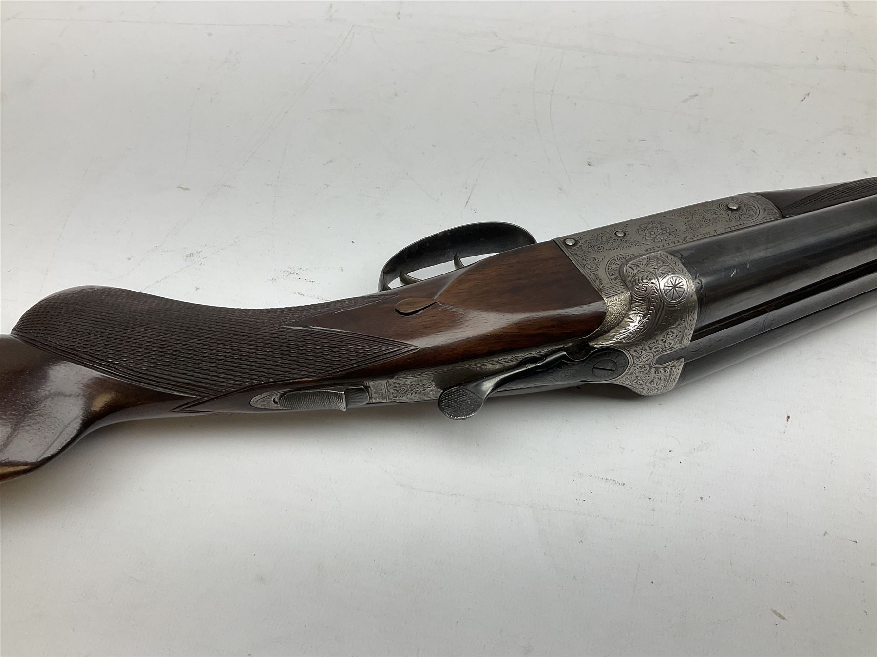 Fred Williams London & Birmingham 12-bore side-by-side double barrel box-lock non-ejector sporting gun with 2 1/2