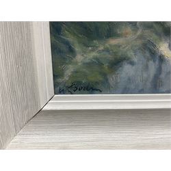 Walter Goodin (British 1907-1992): Thornwick Bay Flamborough, oil on board signed 39cm x 49cm