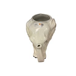 Elephant stick stand and Chinese floor vase, vase H66cm