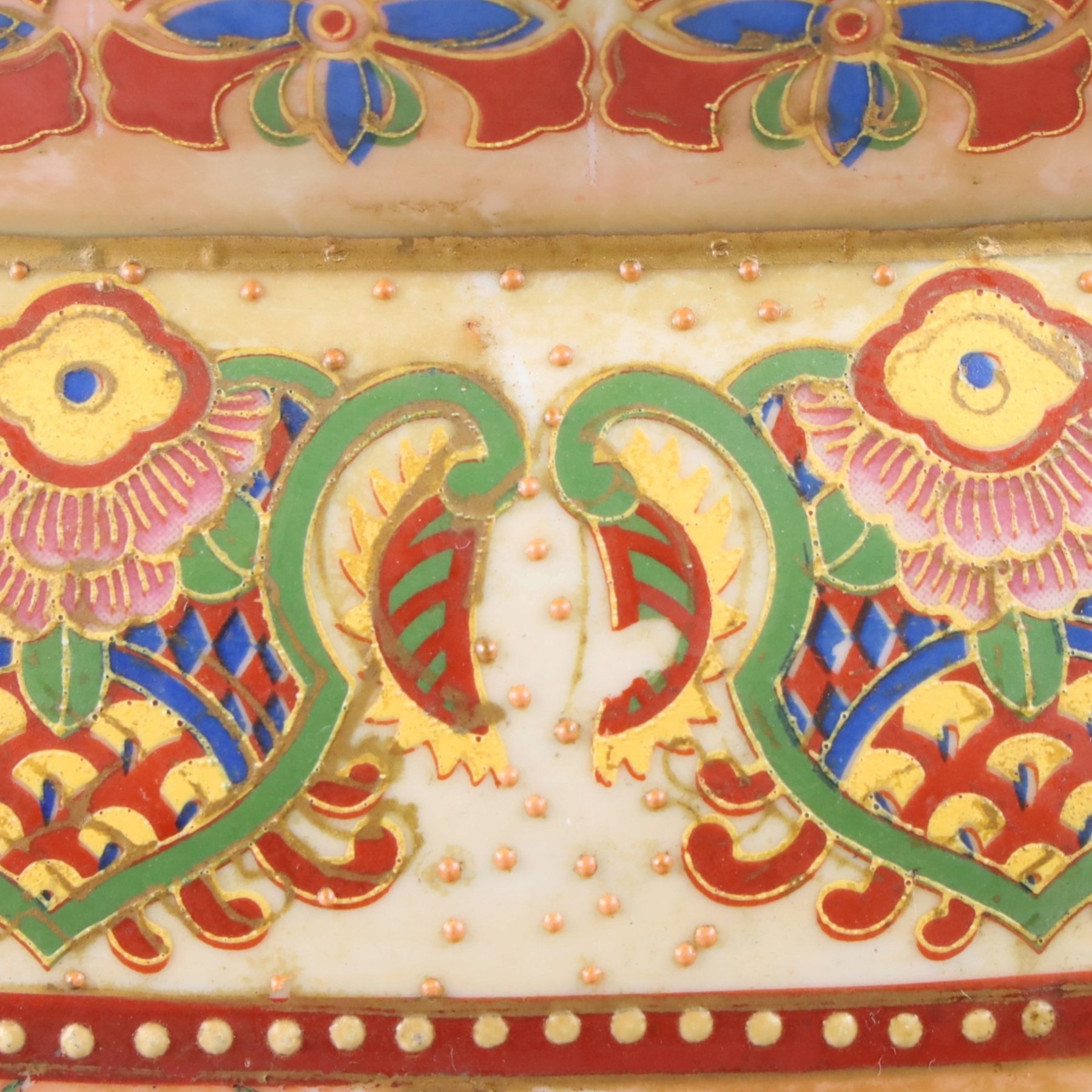 20th century Chinese fish bowl, decorated to exterior with figures surrounded by floral panels the  interior decorated with fish, together with a similar smaller example, largest H32cm