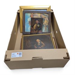 Collection of pictures, to include after James McArdell (Irish 1729-1765): James Quinn as ...