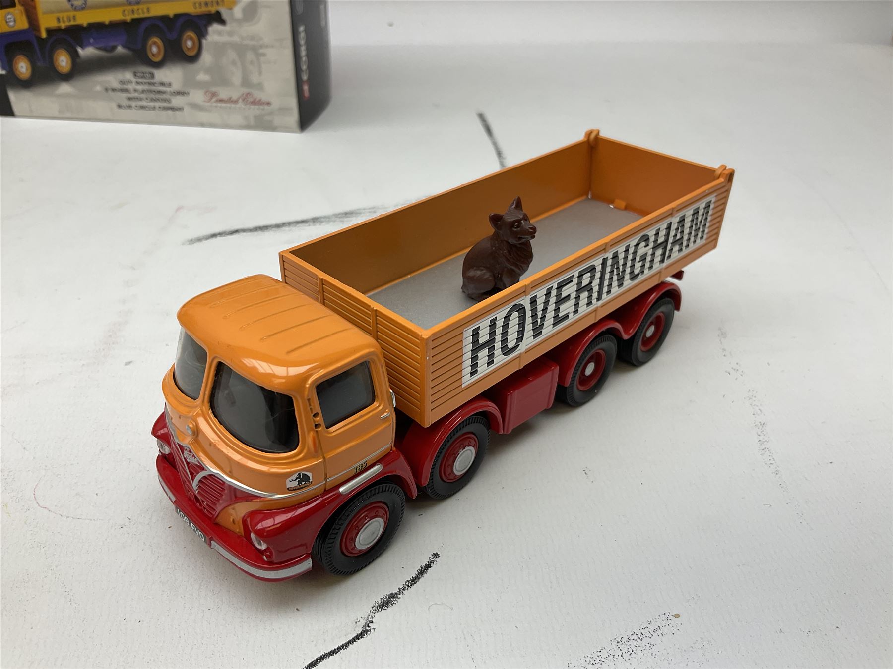 Corgi - nine die-cast commercial vehicles comprising four Building Britain Series 14401, 14501, 13905 and 24502; London Brick Company 26401; three Guy lorries 29001, 29101 & 29401; and BRS Tipper 10201; most limited editions; all boxed (9)