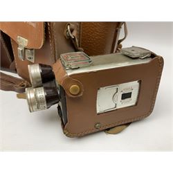 Collection of cine cameras and similar, to include examples by Halina, Yashica, Bell & Howell etc 
