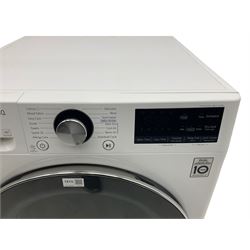 LGThinQ FDV909W Heat Pump 9kg tumble dryer