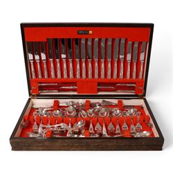 Kings pattern canteen of cutlery by Webber and Hill