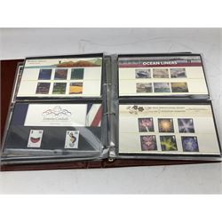 Queen Elizabeth II mint decimal stamps, mostly in presentation packs, face value of usable postage approximately 250 GBP