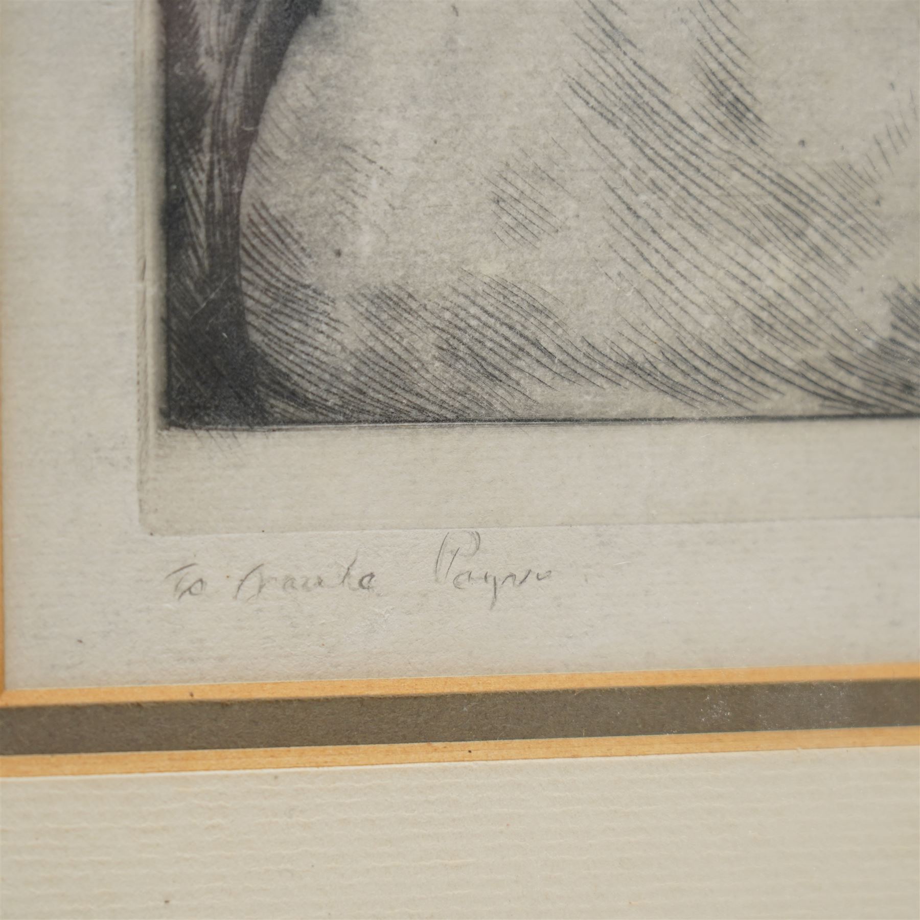 Charles Holroyd (British 1861-1917): Portrait of a Classically Dressed Ladu, etching signed and inscribed in pencil 20cm x 15cm