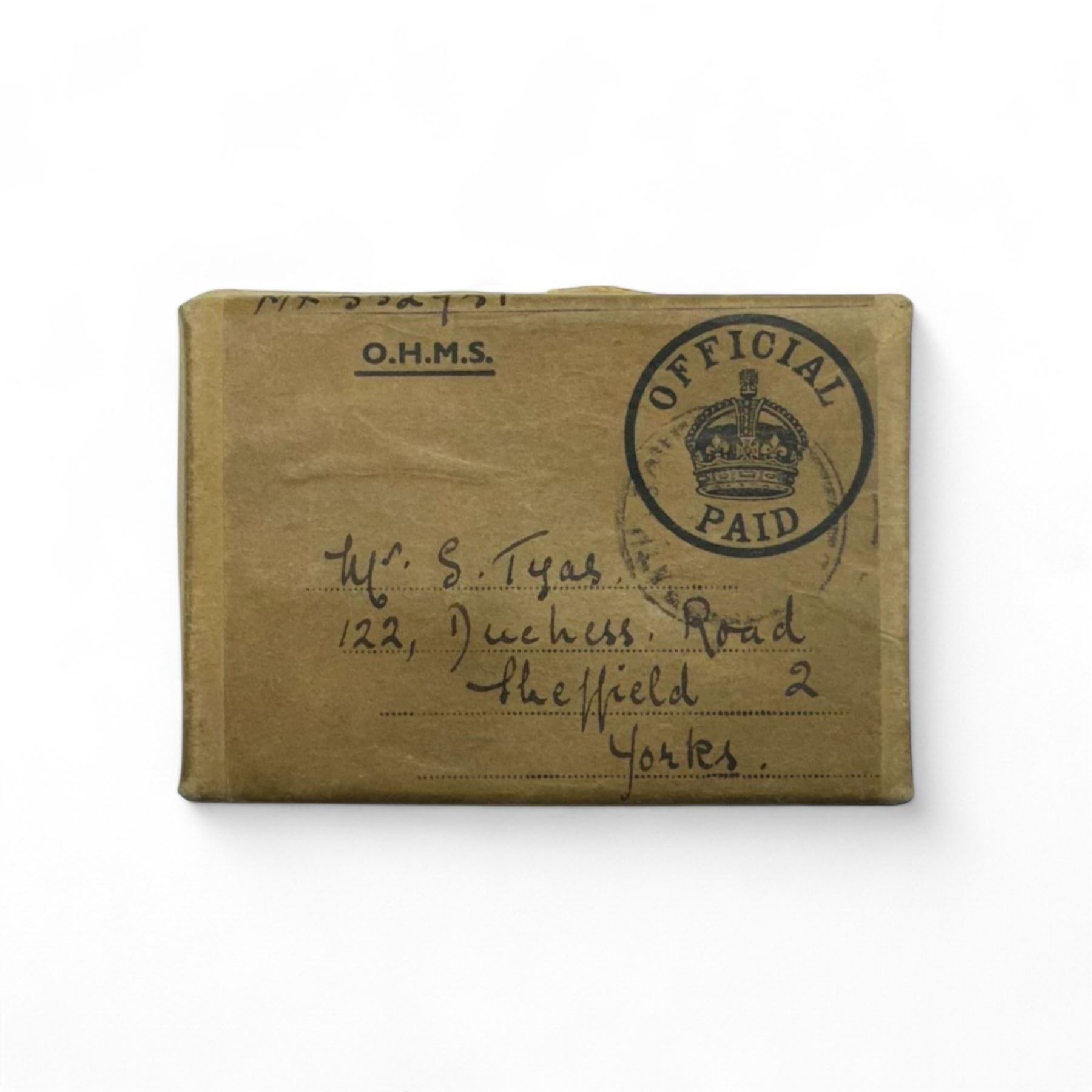 WWII group of five medals, comprising 1939-1945 War Medal and Defence Medal, 1939-1945 Star, African Star, Italy Star and African Star awarded to S Tyas with original medal box   