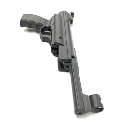 Hatsan Edgar Bros. Mod.25 Pellicano .177 air pistol with break barrel action L36cm. Looks virtually unused in box with manual