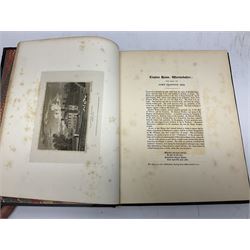 Views of the Seats of Noblemen and Gentlemen in England, Wales Scotland and Ireland from Drawings by J.P.Neale pub. London 1821-1821, with engravings, half calf, in four volumes