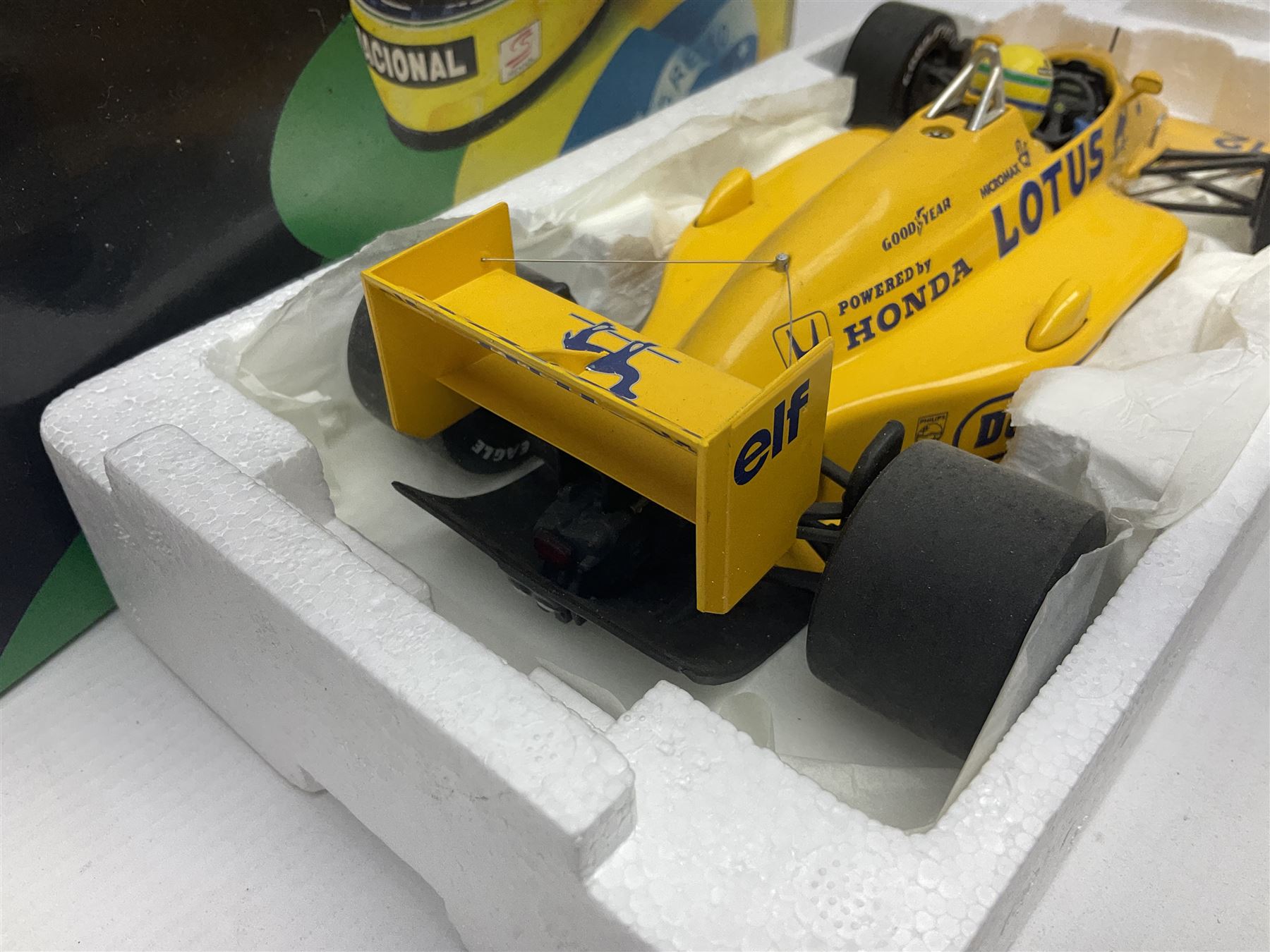 Ayrton Senna Racing Car Collection - 1987 Lotus Honda 99T; boxed