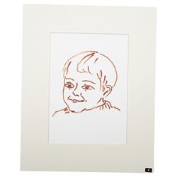 Prunella Scales (British 1932-2025): 'Clem - My Grandson', together with three further postcards by actors Timothy West, Valerie Rosser and Phillip Beck, mixed media variously titled and one dated July '07, mostly signed verso max 20.5cm x 14.5cm (5) (unframed)
Notes: Prunella Scales was a British actress best known for her role in Fawlty Towers. Scales was married to Timothy West, a prolific actor across stage and screen.