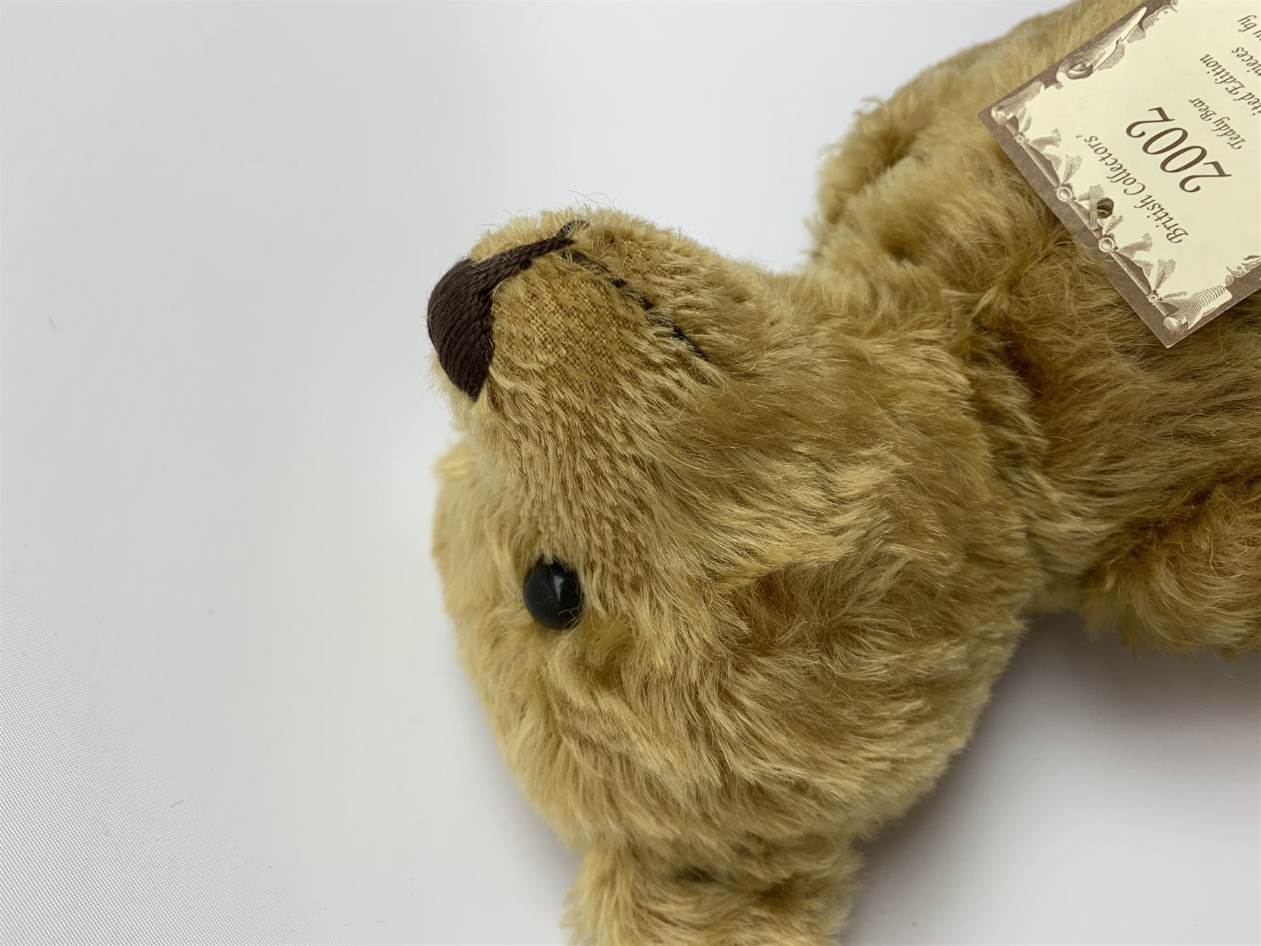 Steiff limited edition British Collector's Teddy Bear 2002, honey golden colour with growler mechanism, No.170/4000, H14