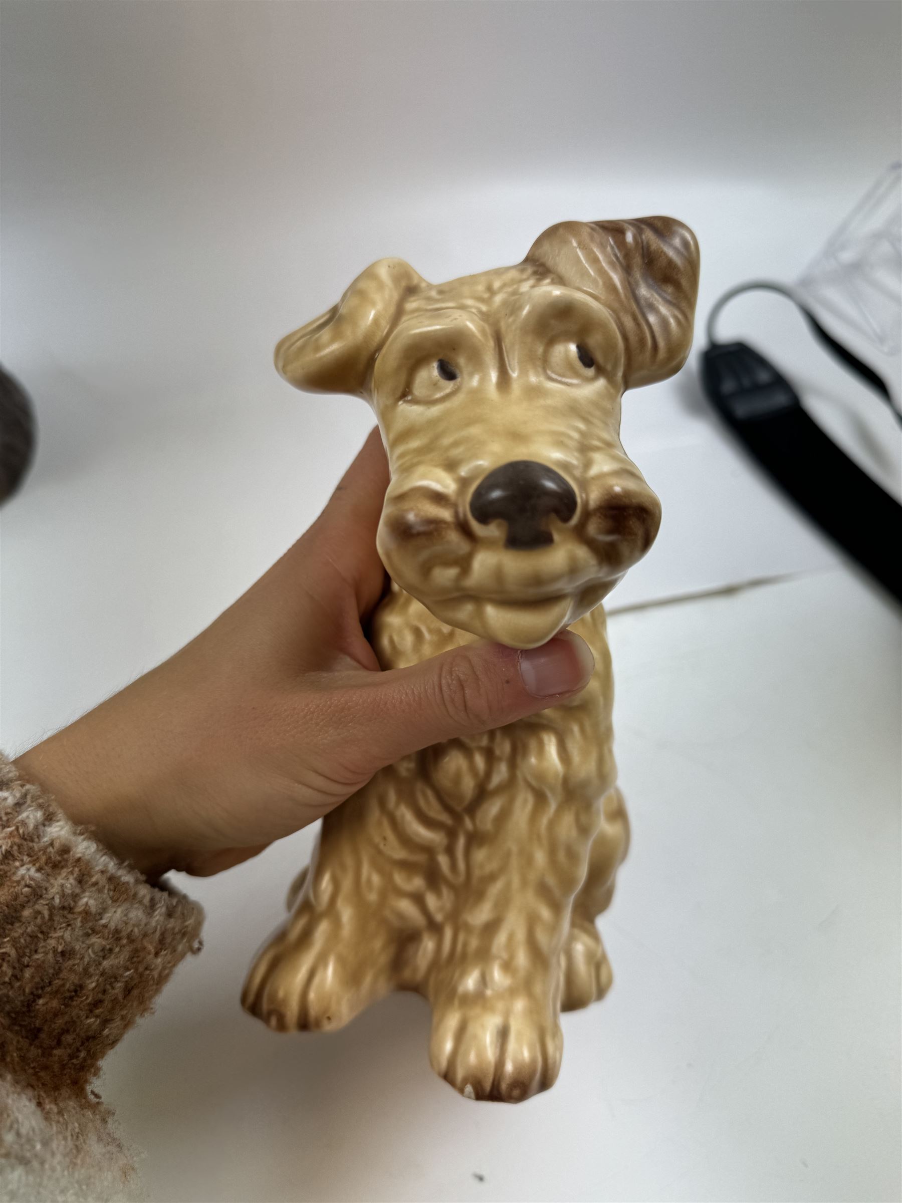 Collection of Sylvac, including posy vase, jug and dog figure, together with a Hornsea Fauna jug