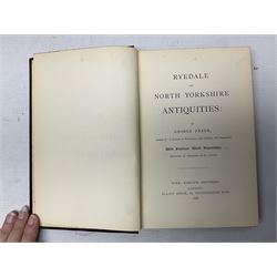 Collection of seven books comprising The Evolution of an English Town, Pickering & Yorkshire, pub J.M Dent & Co 1905,  Yorkshire, and Yorkshire Vales and Wolds all by Gordon Home, Thorton le Dale R.W. Jeffery 1931, A Ballade upon a Wedding Sir John Suckling, Nimrod's Hunting Tours and Ryedale and North Yorkshire Antiquities, George Frank, pub. Simpson York