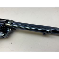 German Umarex CO2 .177 Colt Single Action Army .45 revolver, No.16L04827 L35cm overall; boxed with instructions