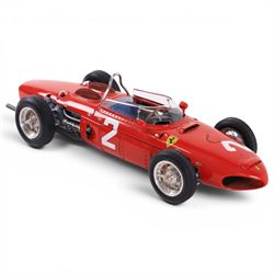 Limited edition CMC 1:18 scale diecast model car no.M068 Ferrari Dino 156 F1 'Sharknose' 1961 racing no. 2 in red, Italian GP Phil Hill, boxed