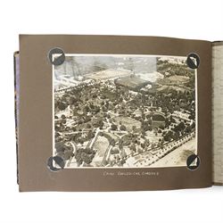 Photograph album and contents of 1920s photographs in Africa including Alan Cobham's African Air Route aircraft, Imperial Airways flight near Gaza, Bombing Squadron, Khartoum, various other aircraft in the Sudan, local views etc