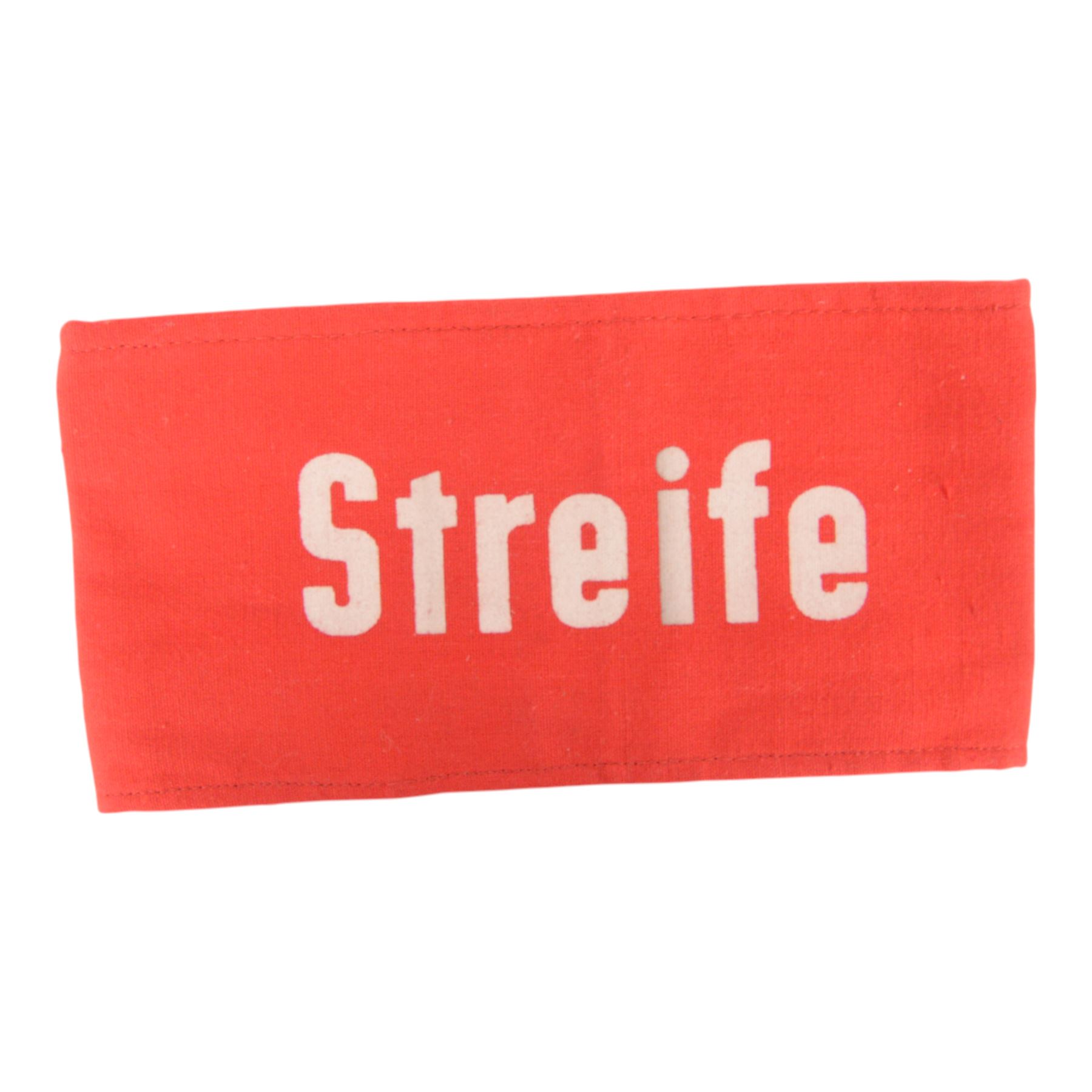 Seven foreign military armbands, comprising Soviet Aeroflot, three Dutch Engineers; 1st 2nd & 3rd class and three East German Civil Police, Streife & Helfer der Volkspolizei
