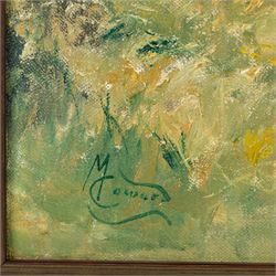 Malcolm Coward (British 1948-): Skewbald Horse, oil on canvas signed 44cm x 59.5cm