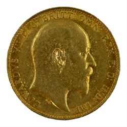 King Edward VII 1908 gold full sovereign