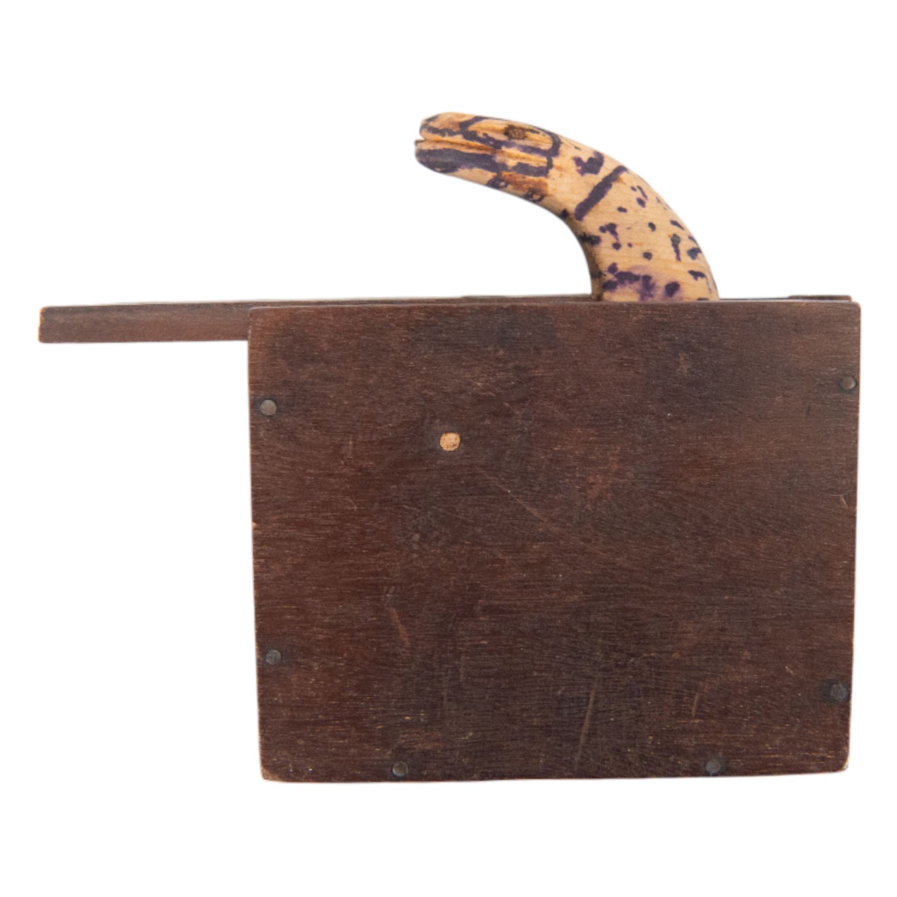 Boer war; Huntley & Palmers biscuit tin, used as a telescope holder, POW snake in a box marked Boer Camp Ceylon 1901, Boer War  leaflet, together with two volumes of Navy and Army Illustrated   