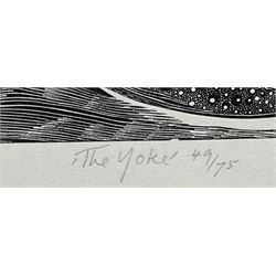 Gertrude Hermes OBE RA (British 1901-1983): 'The Yoke', woodcut on wove paper 1954-1975 signed titled dated and numbered 49/75 in pencil, pub. 'Portfolio of Prints by British Artists' by the United Kingdom National Committee of the International Association of Art, London 1975, 35.5cm x 30.5cm with full margins (unframed)