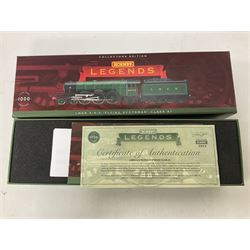 Hornby ‘00’ gauge - Limited Edition Hornby Legends Series no.989/1000 Class A1 LNER 4-6-2 ‘Flying Scotsman’ no.4472 in green; in original box with certificate of authenticity 