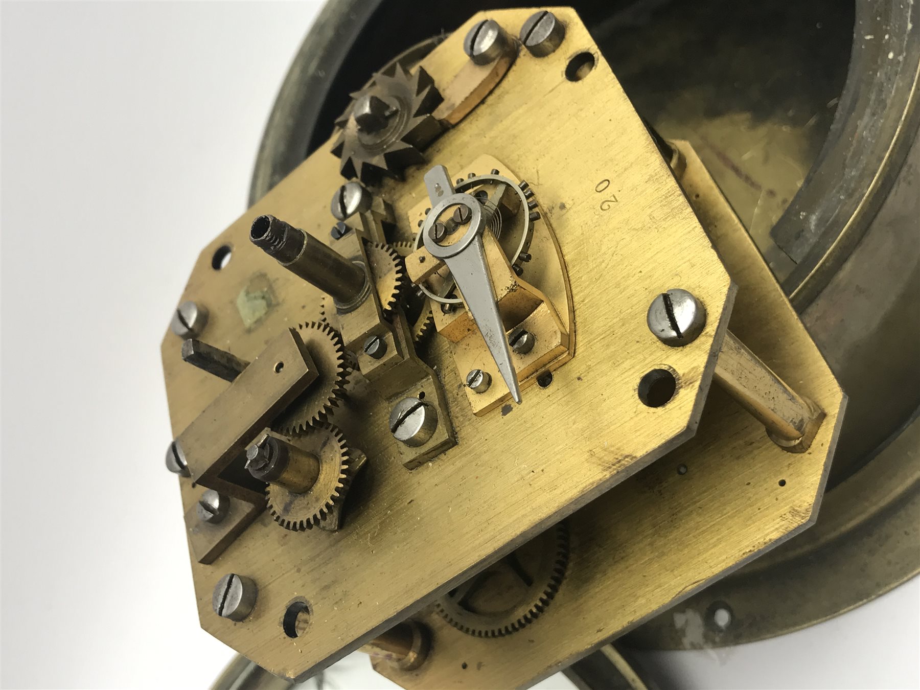 20th century 'Smiths Astral' ships bulk head type clock and two other 20th century bulk head