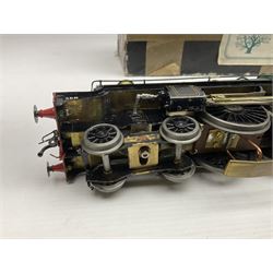 Oakville Kits '0' gauge - constructed and painted Great Western Star Class 4-6-0 locomotive 'Knight of the Golden Fleece' No.4016 and tender; in original kit box with paperwork